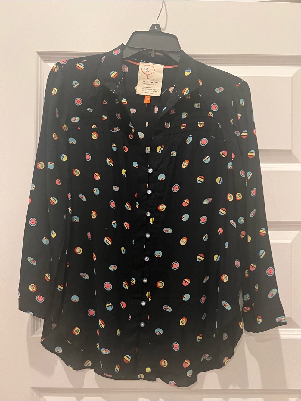 Anthropologie conversations buttons top